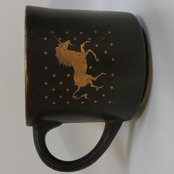 Unicorn And Stars Brown Ceramic Coffee Mug - Picture 6 of 12